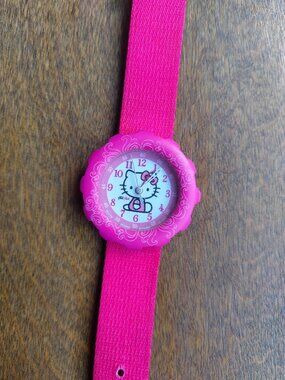 Swatch Flik Flak Hello Kitty Pink Watch